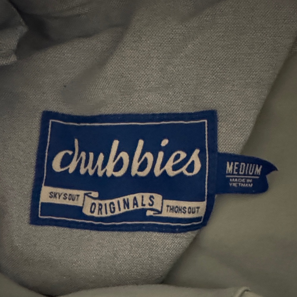 chubbies 7” Light Blue Elastic Waist Shorts - Picture 2 of 4